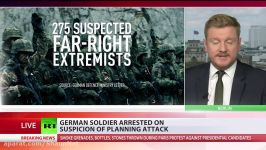 دستگیری سرباز آلمانی بااسلحه خود ب کمپ مهاجران میرفت