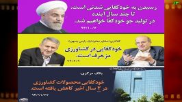 انکار وعده خودکفایی حسن روحانی توسط بازوان یاران او