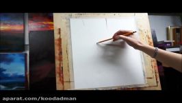 How to paint with palette knifecreating a texture with acrylic Part 1 Svetlana Kanyo