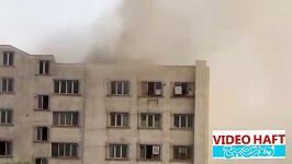آتش سوزی گسترده در پاساژ مهستان انقلاب
