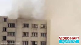 آتش سوزی گسترده در پاساژ مهستان انقلاب