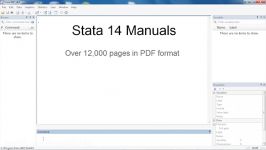 3.1 اصول اولیه STATA فایل های PDF در استاتا