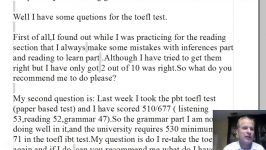 Online TOEFL Course Comments to Kelly How do I score higher on the PBT grammar