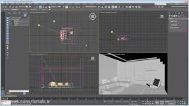3ds Max 2018  MAXtoA Plugin  Arnold Interior Lighting  Part 34