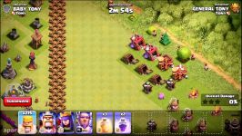 THE GREAT WALL OF CLASH OF CLANS  INSANE TROLL BASE GAME PLAY