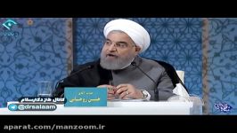 لرزش دست عجیب روحانی در مناظره