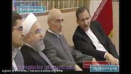 شوخی روحانی دیگر نامزدها در مراسم قرعه کشی