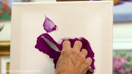 Painting Roses in Oil with a Palette Knife in 3 Easy Steps