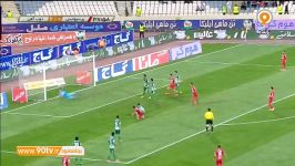 گل اول پرسپولیس به ذوب آهن سروش رفیعی