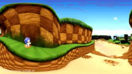 360° Video  Run With Sonic Green Hill Zone