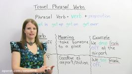 Phrasal Verbs for TRAVEL drop off get in check out...
