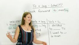 English Grammar How to use to before an ing verb