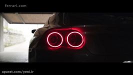 Kimi Raikkonen در حال رانندگی Ferrari GTC4Lusso T