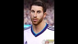 مقایسه چهره ها در fifa14 pes14