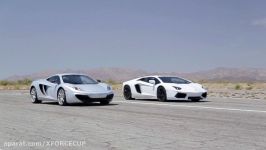 Bugatti Veyron vs Lamborghini Aventador vs Lexus LFA vs McLaren MP4 12C  Head 2