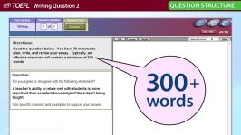 Inside the TOEFL® Test Writing Question 2