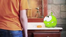 کارتون cut the ropeom nom این قسمتمن نمی خوام برم حموم