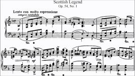 ABRSM Piano 2017 2018 Grade 7 B4 B4 Beach Scottish Legend Op.54 No.1 Sheet Music