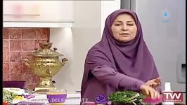 آموزش آشپزی آسان دلمه کلم سس انار بخش دوم