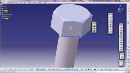 Catia V5 Powerful Tricks Collection #116 How to Create Threaded Hex ScrewFor Beginners