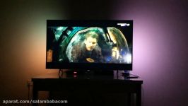 Philips 55pus6401 4K ambilight TV test video