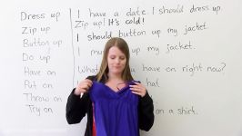 12 Phrasal Verbs about CLOTHES dress up try on take off...