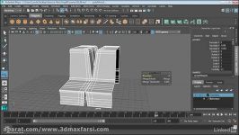 آموزش کار دستور قزینه سازی مایا maya Mirror geometry