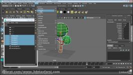 آموزش مدبسازی مایا نحوه ادغام جداکردن آبجکت maya modeling Combine separate