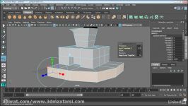 آموزش صفر تا صد مدلینگ مایا اکسترود کردن maya extrude tools