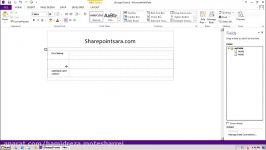 آموزش Infopath در شیرپوینت  فصل اول