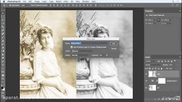 آموزش تصویری فتوشاپ تغییر ته رنگ تصویر توسط ادجاسمنت لیر adjustment layers