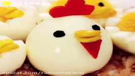 تزئین تخم مرغ آب پز برای کودک دلبندتان راهنمای کرج