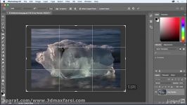 آموزش تغییر اندازه صفحه کاری کنوس سایز Photoshop CC canvas