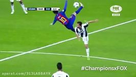 CAIDA DE MESSI BARCELONA  JUVENTUS 19 04 17