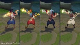 Sandstorm Ekko Chroma Skins