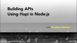 دانلود آموزش ساخت API ها بوسیله Node.js فریم ورک Hapi