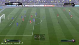 گیم پلی بازی fifa17 روی ps4