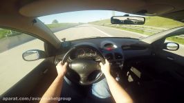 Peugeot 206 1.4 Autobahn POV 0 170kmh Top speed ✔