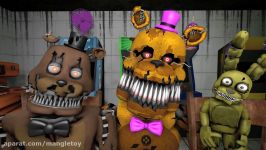 Animatronics Reaction to FNAF Movie Teaser Images  FNAF SFM