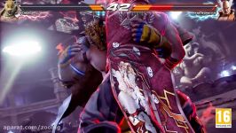 مبارزه کینگ هیهاچی در Tekken 7  زومجی