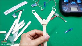 How To Make A Tricopter Mini Using Popsicle sticks