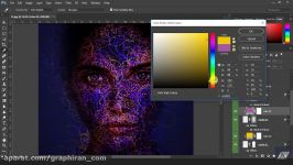 Abstract Portrait Photoshop Action www.graphiran.com