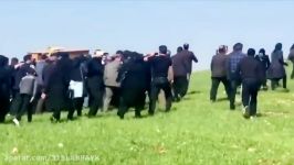 مراسم تشییع خاکسپاری عارف لرستانی در طبیعت، کرمانشاه روستای سیمینه