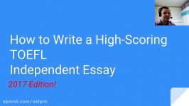 Writing a TOEFL Independent Essay  2017 Edition