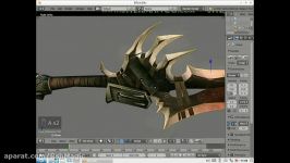 Blender Sword Modeling  Timelapse Blender Kılıç Modelleme  H.G Animations
