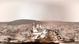 ویدیوی 360 درجه سطح مریخ کاوشگر کنجکاوی Curiosity