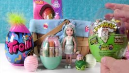 Easter Basket Surprise Eggs Tattoos Warheads Candy Barbie Shopkins