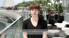 Cold Eyes star Lee Junho at the Sands SkyPark