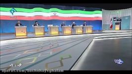 محمدباقر قالیباف در دومین مناظره نامزدهای انتخابات ریاست جمهوری 96