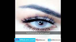 لنز رنگی لومینوس گری DibaLens.com Luminous Gray